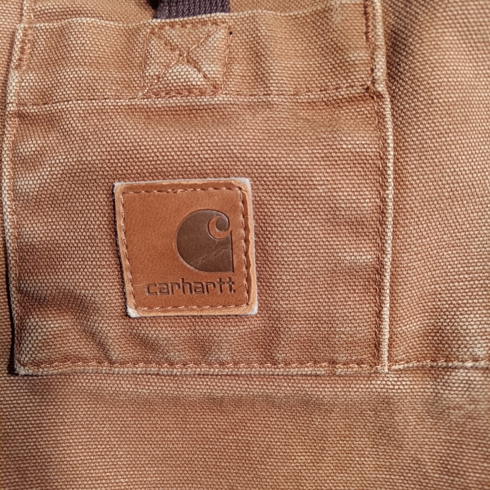 Carhartt XL Tall Heavy Duty Work Jacket Button Up RN#14806